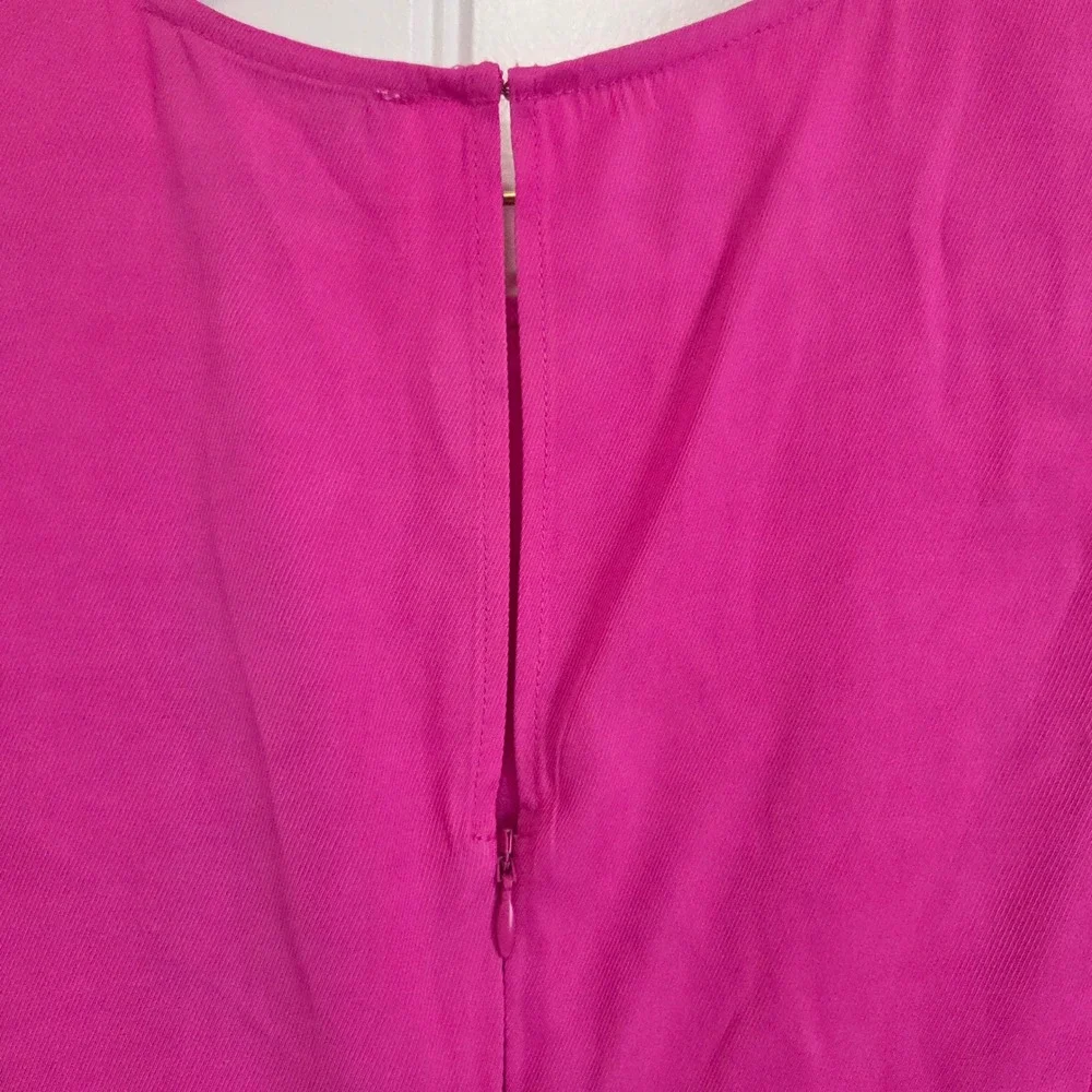 Rebecca Minkoff Rouched Mini Dress Cosmic Pink Size M NEW with Tags